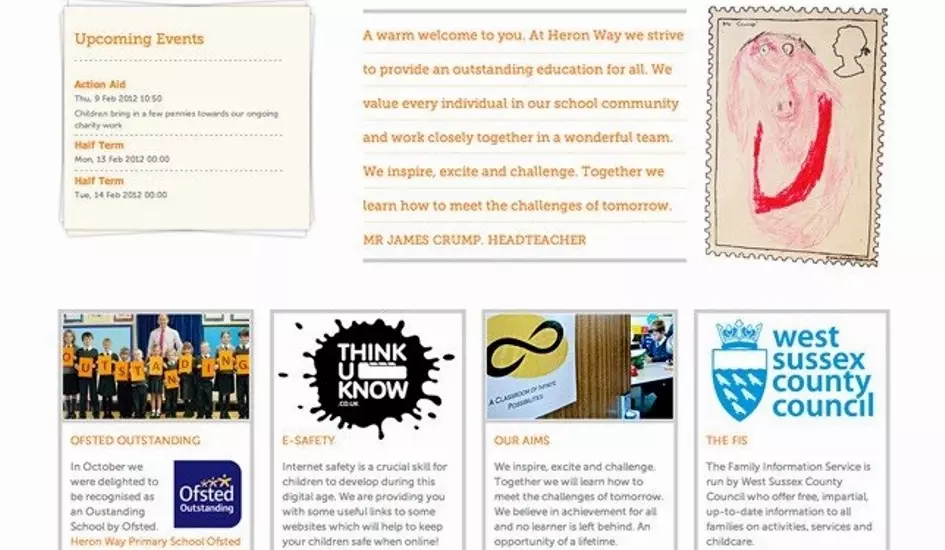 iPages heron Way Primary School Website Launched